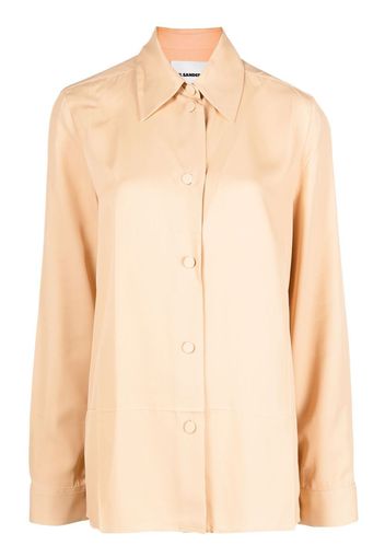 Jil Sander classic collar buttoned blouse - Neutrals