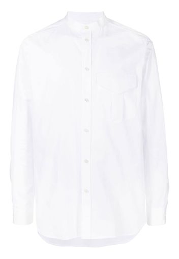 Jil Sander stand-collar cotton shirt - White