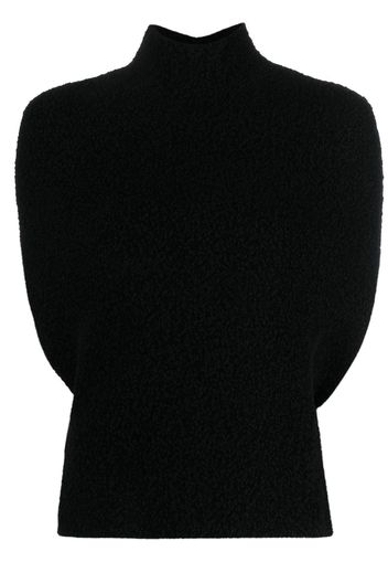 Jil Sander high-neck short-sleeve jumper - Black