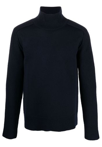 Jil Sander high-neck wool jumper - Blue