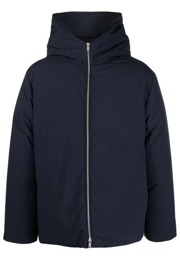 Jil Sander hooded padded jacket - Blue