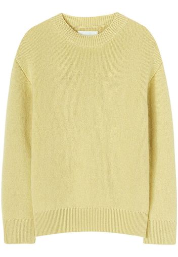 Jil Sander round-neck knit jumper - Yellow