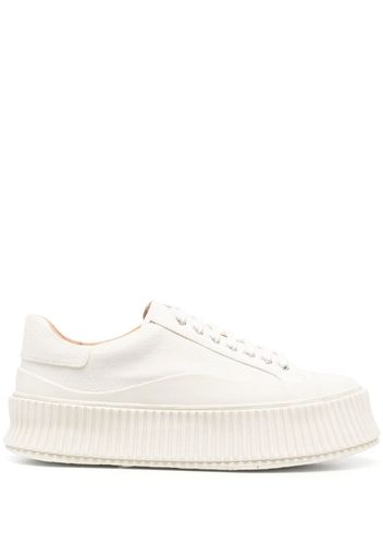 Jil Sander canvas low-top sneakers - Neutrals