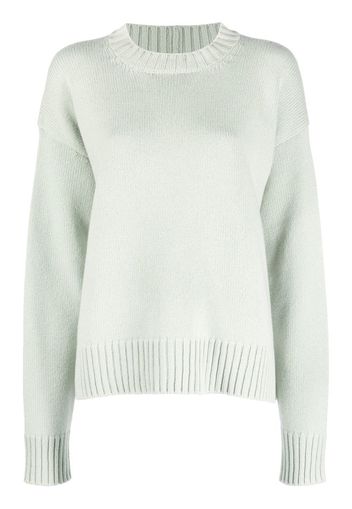 Jil Sander fine knit cotton-cashmere jumper - Green