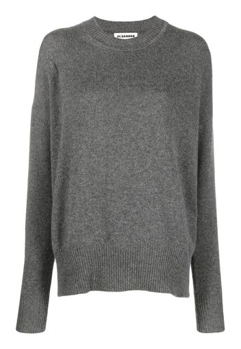 Jil Sander crew neck cashmere jumper - Grey