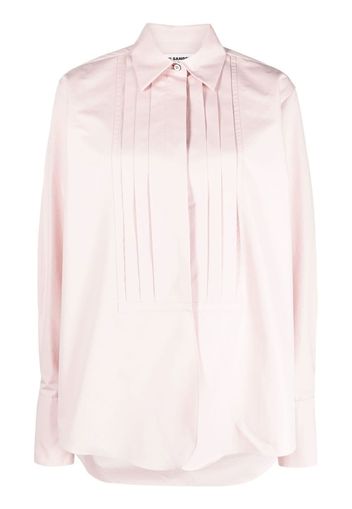 Jil Sander pleated cotton shirt - Pink