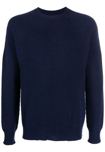 Jil Sander crew neck cashmere jumper - Blue