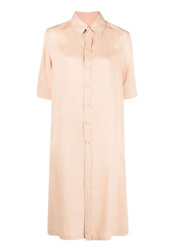 Jil Sander short-sleeve midi shirtdress - Neutrals