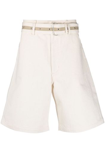 Jil Sander belted bermuda shorts - Neutrals