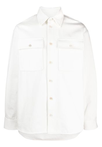 Jil Sander long-sleeve cotton shirt - White