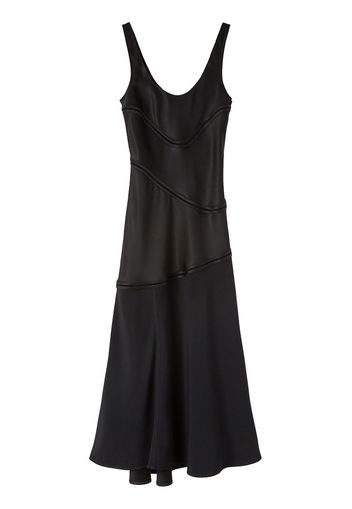 Jil Sander panelled sleeveless dress - Black