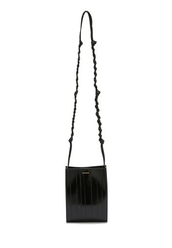 Jil Sander Tangle Small leather shoulder bag - Black