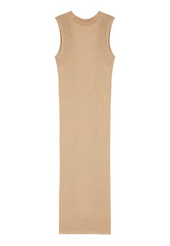 Jil Sander ribbed-knit midi dress - Neutrals