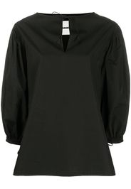 puffed sleeves blouse
