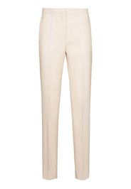 tailored straight leg trousers