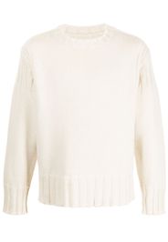 Jil Sander crewneck jumper - White