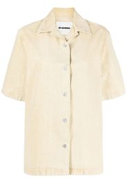 Jil Sander short-sleeved cotton shirt - Green