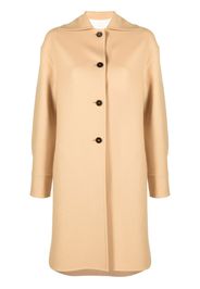 Jil Sander cashmere single-breasted coat - Neutrals