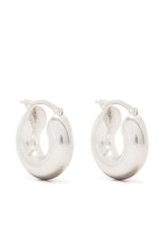 Jil Sander sterling-silver sculptural hoop earrings