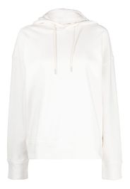 Jil Sander cotton drawstring hoodie - White