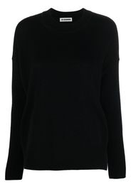 Jil Sander long-sleeve cashmere jumper - Black