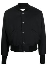 Jil Sander cropped bomber jacket - Black