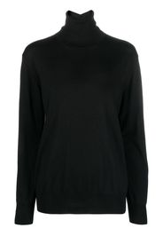 Jil Sander roll-neck wool jumper - Black