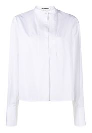 Jil Sander band-collar cotton shirt - White