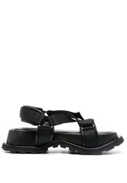 Jil Sander touch-strap platform sandals - Black