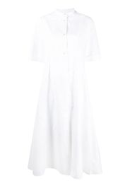 Jil Sander cotton shirt dress - White