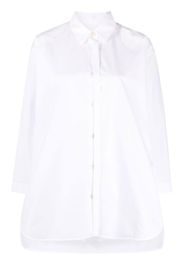 Jil Sander crop-sleeve cotton shirt - White