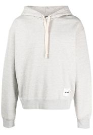 Jil Sander cotton drawstring hoodie - Grey