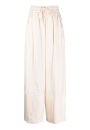 Jil Sander pressed-crease palazzo pants - Neutrals