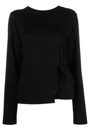 Jil Sander open-back detail knit jumper - Black