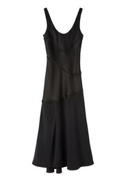 Jil Sander panelled sleeveless dress - Black