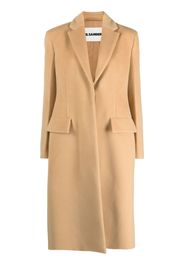 Jil Sander virgin-wool single-breasted coat - Neutrals