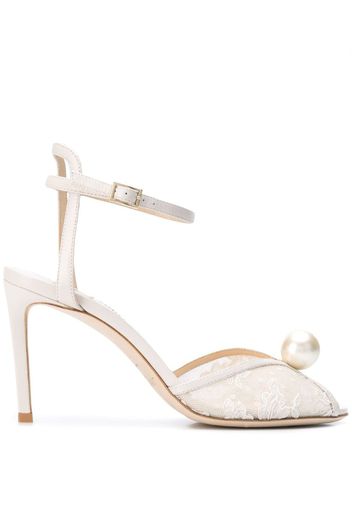 Sacora 85mm pearl-embellished sandals