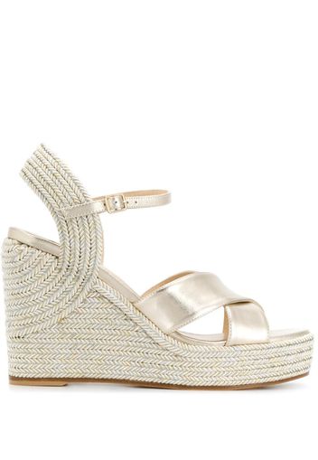 Dellena 100mm espadrille wedges