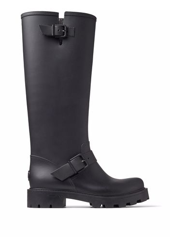 Jimmy Choo Yael flat rain boots - Black