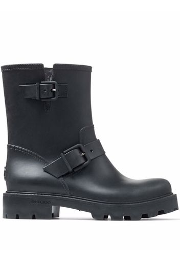 Jimmy Choo Yael flat rain boots - Black