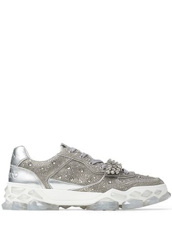 Jimmy Choo Diamond x Strap low-top sneakers - Grey