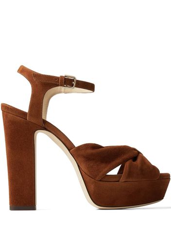 Jimmy Choo Heloise 120mm platform sandals - Neutrals