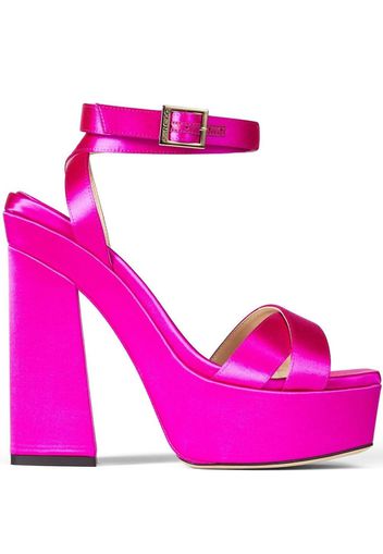 Jimmy Choo Gaia 140mm platform sandals - Pink