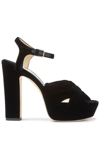 Jimmy Choo Heloise 120mm platform sandals - Black