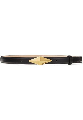 Jimmy Choo Diamond leather belt - Black