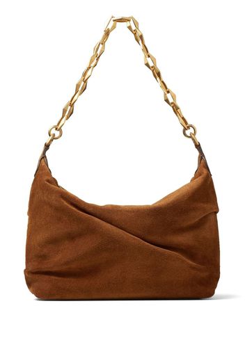 Jimmy Choo Diamond Soft Hobo shoulder bag - Brown