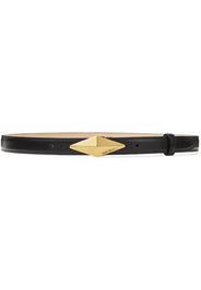 Jimmy Choo Diamond leather belt - Black