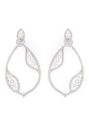 Joëlle Jewellery diamond teardrop earrings - Metallic