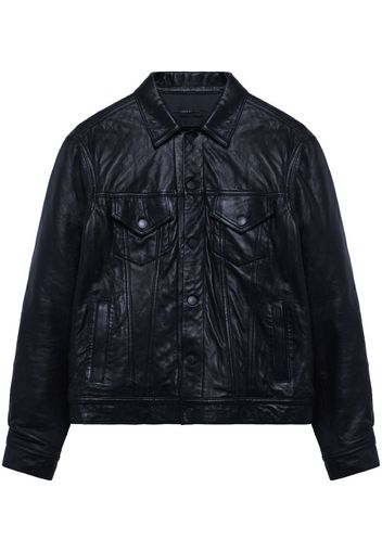 John Elliott Thumper Type III leather jacket - Black