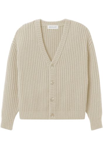 John Elliott Capri long-sleeve cardigan - Neutrals